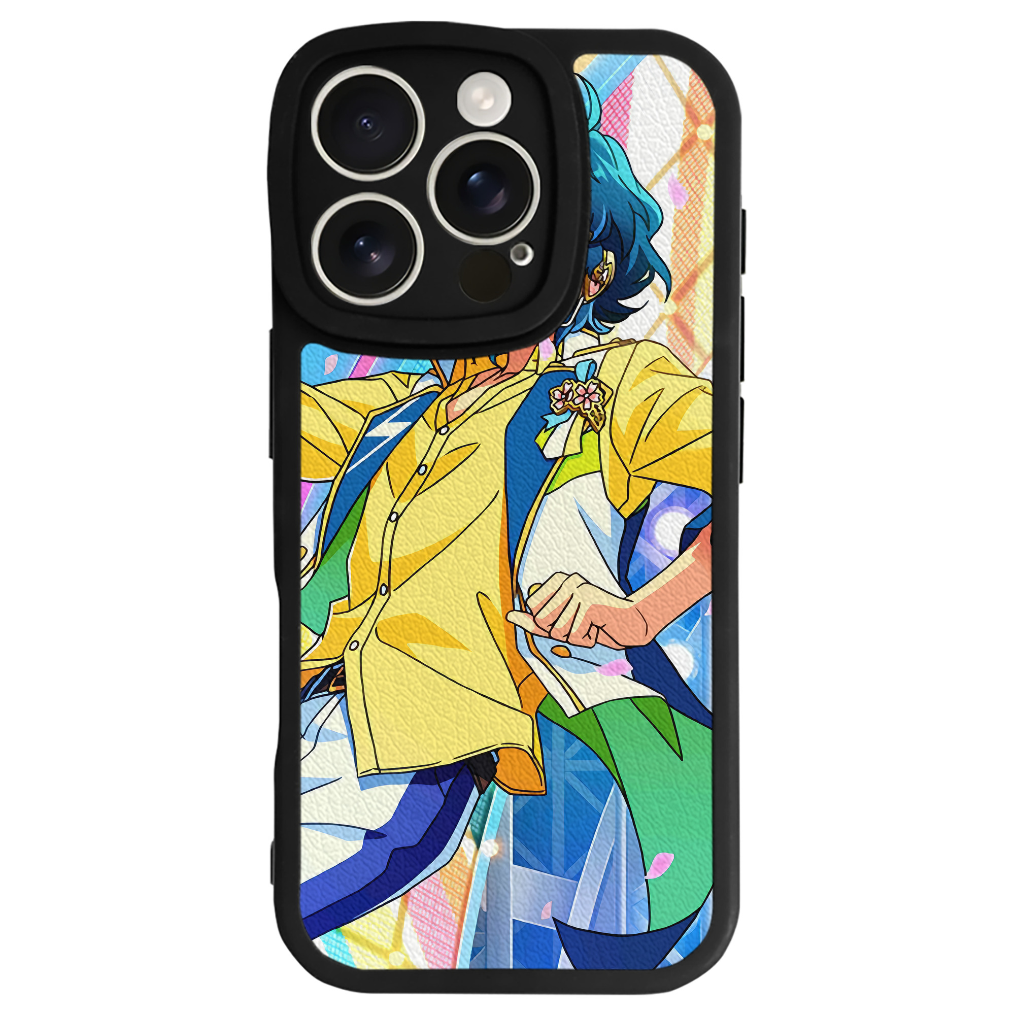 （画像用） あんさんぶるスターズ! Ensemble Stars 【iPhone 16シリーズ対応】シリコンスマホケース（レザー調） 材質：シリコン